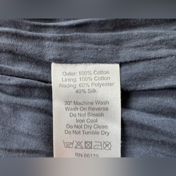 ANTHROPOLOGIE VALENTINE GAUTHIER Blue Denim Quilted Chambray Jacket Size S - Picture 11 of 15